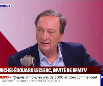 Replay Face à Face - Tout le monde pourrait donner plus de salaire s'il y avait moins de cotisations et moins de charges, déclare Michel-Édouard Leclerc, président du comité stratégique des magasins E.Leclerc