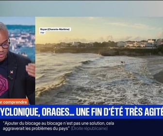 Replay BFM Première - 7 MINUTES POUR COMPRENDRE : Houle cyclonique, orages... une fin d'été très agitée - 27/08