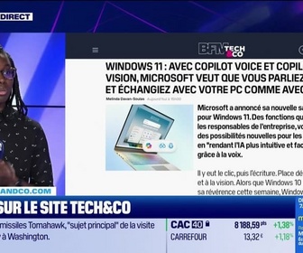 Replay Tech & Co, la quotidienne - À lire sur le site Tech&Co : Windows 11 : avec Copilot Voice et Copilot Vision, Microsoft veut que vous parliez et échangiez avec votre PC comme avec vos amis, par Kesso Diallo - 16/10