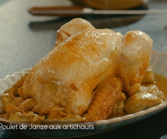 Replay Petits Plats en équilibre - Poulet rôti aux artichauts et citron