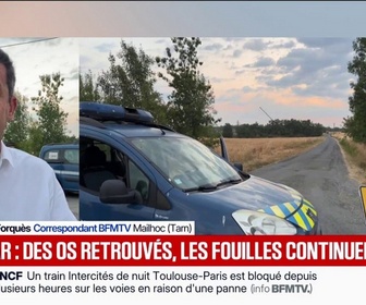 Replay BFM Première - Affaire Jubillar: les fouilles continuent à proximité du lieu désigné par Cédric Jubillar