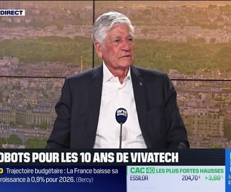 Replay Le 18/19 d'Hedwige Chevrillon - Grande Interview - Maurice Lévy (VivaTech) : IA et robots pour les 10 ans de VivaTech - 14/04