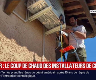 Replay BFM Première - Le grand coup de chaud des professionnels du secteur de la climatisation face à la nouvelle vague de chaleur