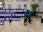 Replay L'image du jour - Atteint de sclérose en plaques, il réalise le tour de France à vélo