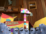 Replay Grizzy et les lemmings - Lemmings à bloc