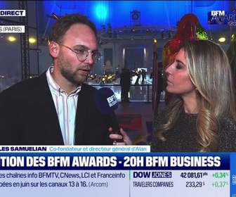 Replay BFM Awards - Santé: On a réussi à innover très fortement en termes de produits et en investissant dans l'intelligence artificielle, déclare Jean-Charles Samuelian, cofondateur et PDG d'Alan et de Mistral AI