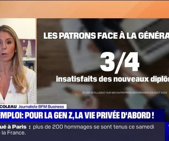 Replay La chronique éco - Les entreprises réticentes à embaucher les jeunes diplômés de la génération Z mais beaucoup moins à les licencier