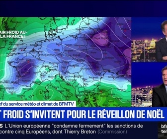 Replay BFM Grand Soir - Neige et froid s'invitent pour le réveillon de Noël - 24/12