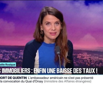 Replay 20H BFM - LE CHOIX D'AMÉLIE ROSIQUE - Les taux d'emprunts commencent à baisser