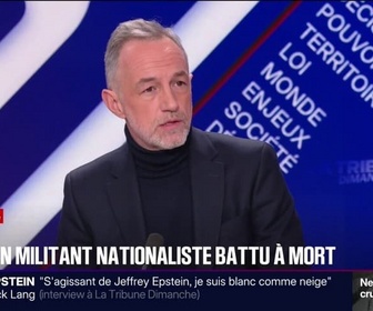 Replay BFM Politique - Emmanuel Grégoire appelle au calme, à la sérénité du travail de la justice après la mort de Quentin, militant nationaliste, à Lyon