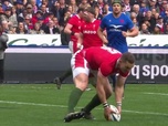 Replay Tournoi des Six Nations de Rugby - Journée 5 : George North lance le match avec un premier essai pour le pays de Galles