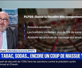 Replay BFM Première - BFM éco : Alcool, tabac, sodas... encore un coup de massue ? - 07/11