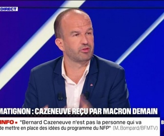 Replay BFM Story Week-end - La seule obsession du président de la République, c'est essayer de fracturer le NFP pour pouvoir conserver le pouvoir, Manuel Bompard - 01/09