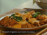 Replay Petits Plats en équilibre - Straccetti d'agneau, navet nouveau et feuille de navet