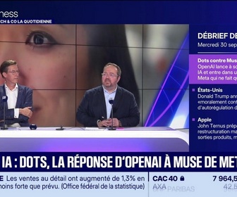 Replay Tech & Co, la quotidienne - Agents IA : Dots, la réponse d'OpenAI à Muse de Meta - 30/09