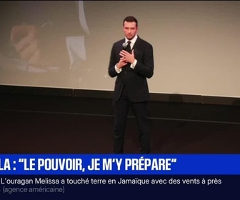 Replay BFM Grand Soir - Jordan Bardella : Le pouvoir, je m'y prépare - 28/10