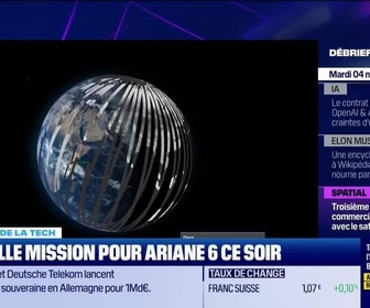Replay Tech & Co, la quotidienne - Nouvelle mission pour Ariane 6 avec le satellite Sentinel-1D ce soir - 04/11