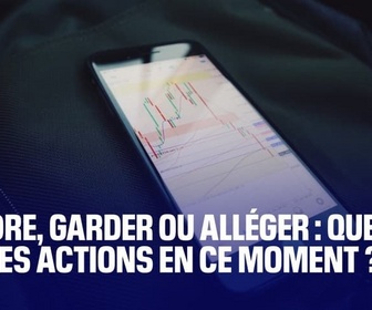 Replay C'est votre argent - Vendre, garder ou alléger: que faire de mes actions en ce moment?