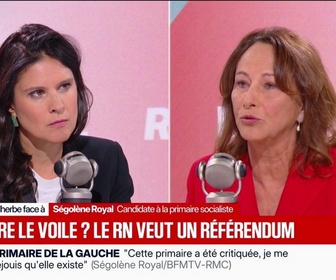 Replay Face à Face - Alliance avec LFI: J'attends de voir ce que disent les électeurs, annonce Ségolène Royal, candidate à la primaire socialiste