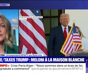 Replay BFM Story - Story 6 : Ukraine/Taxes Trump, Meloni à la Maison Blanche - 17/04