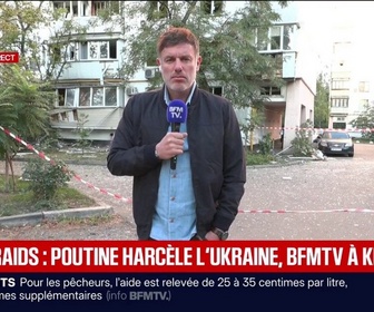 Replay BFM Première - Kiev visée par de nouvelles frappes de drones et de missiles russes dans la nuit