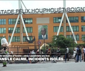 Replay Journal de l'Afrique - Premier tour de la présidentielle ivoirienne: vote dans le calme, incidents sporadiques