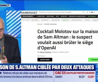 Replay Culture IA : La maison de Sam Altman ciblée par deux attaques, par Anthony Morel - 13/04