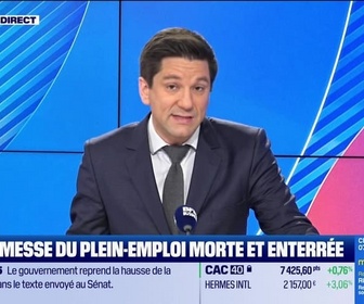 Replay Good Morning Business - L'Edito de Raphaël Legendre : La promesse du plein-emploi morte et enterrée - 08/11