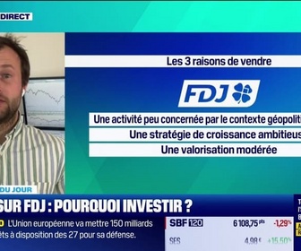 Replay Tout pour investir - La valeur du jour : FDJ - 04/03