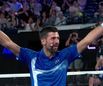 Replay Tout le sport - Tennis : Novak Djokovic fait le show à Melbourne