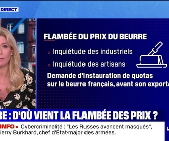 Replay Doze d'éco - Le prix du beurre a augmenté d'environ 1,4% dans les supermarchés en 2024