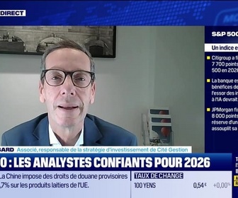 Replay BFM Bourse - USA Today : Les objectifs sur le S&P 500 pour 2026 ?, par John Plassard - 22/12