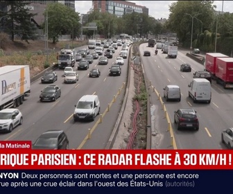 Replay BFM Première - Un nouveau radar flashe dès 30 km/h sur le périphérique parisien