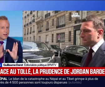 Replay BFM Première - L'ÉDITO POLITIQUE DE GUILLAUME DARET - Le RN veut sanctionner le voile dans l'espace public: après le tollé, la prudence de Jordan Bardella qui ne veut pas d'une police du vêtement