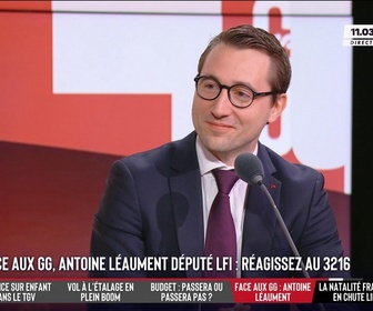 Replay Les Grandes Gueules - Face aux GG : Antoine Léaument, député LFI de l'Essonne