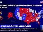 Replay Élections américaines: grands électeurs, égalité, États clés... comment le vote fonctionne-t-il? BFMTV répond à vos questions