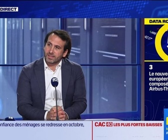 Replay BFM Bourse - La Data Room : 3 = le trio Airbus-Thales-Léonardo vient de constituer un nouveau géant du spatial. - 24/10