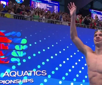 Replay 400m 4 nages (H) : intouchable, Léon Marchand gagne une nouvelle médaille d'or