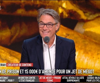 Replay Les Grandes Gueules - Un an de prison et 15 000 euros d'amende pour un jet de mégot : excessif ou indispensable ?