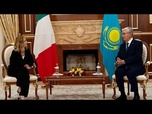 Replay En visite au Kazakhstan, Giorgia Meloni consolide la position de l'Italie comme premier...