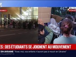 Replay BFM Première - Meilleures conditions d'études, remplacements des enseignants: des étudiants se joignent aux manifestations lycéennes