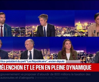 Replay BFM Grand Soir - 2027 : Mélenchon et Le Pen en pleine dynamique - 28/09