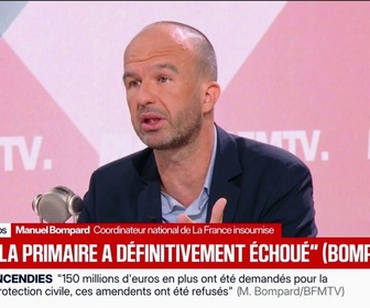 Replay Face à Face - Manuel Bompard dit prendre acte que la primaire de la gauche a définitivement échoué après les propositions de rencontres bilatérales lancées par Marine Tondelier