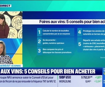 Replay Tout pour investir - Investissement Iconic : Foires aux vins, 5 conseils pour bien acheter - 19/09