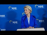 Replay Ursula von der Leyen fixe ses limites d'une majorité à l'issue des élections européennes