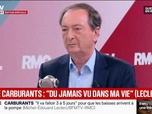 Replay Face à Face - Baisse des prix du carburant: Ça va baisser un tout petit peu aujourd'hui mais ça va bien mettre 3 à 5 jours, estime Michel-Édouard Leclerc
