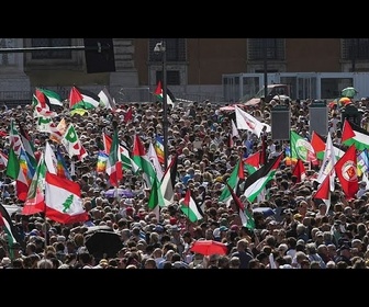 Replay Les manifestants à Rome demandent la fin de l'offensive israélienne à Gaza