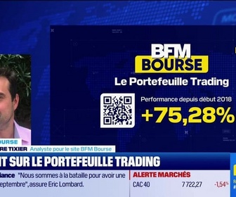 Replay BFM Bourse - Le point sur le portefeuille trading - 26/08