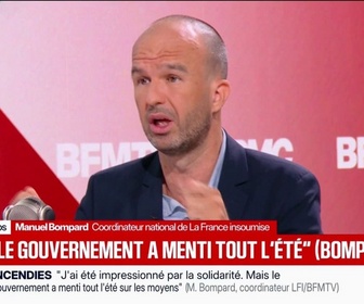 Replay Face à Face - Manuel Bompard souhaite que des financements soients débloqués immédiatement pour la préparation à la lutte contre les incendies