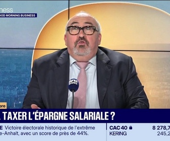 Replay Good Morning Business - Emmanuel Lechypre face à Hedwige Chevrillon : Faut-il taxer l'épargne salariale ? - 07/09